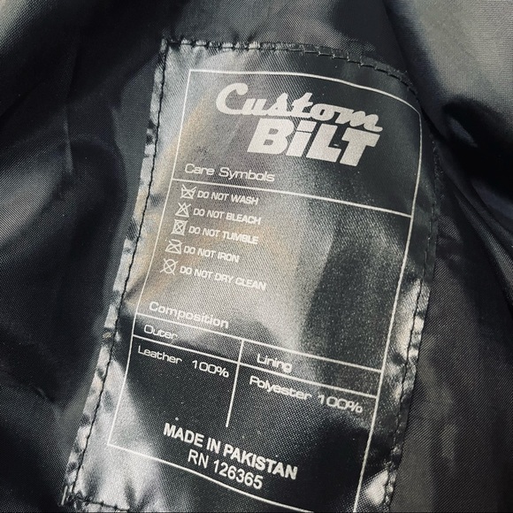 Custom Bilt Woman’s Motorcycle Jacket - Picture 9 of 9